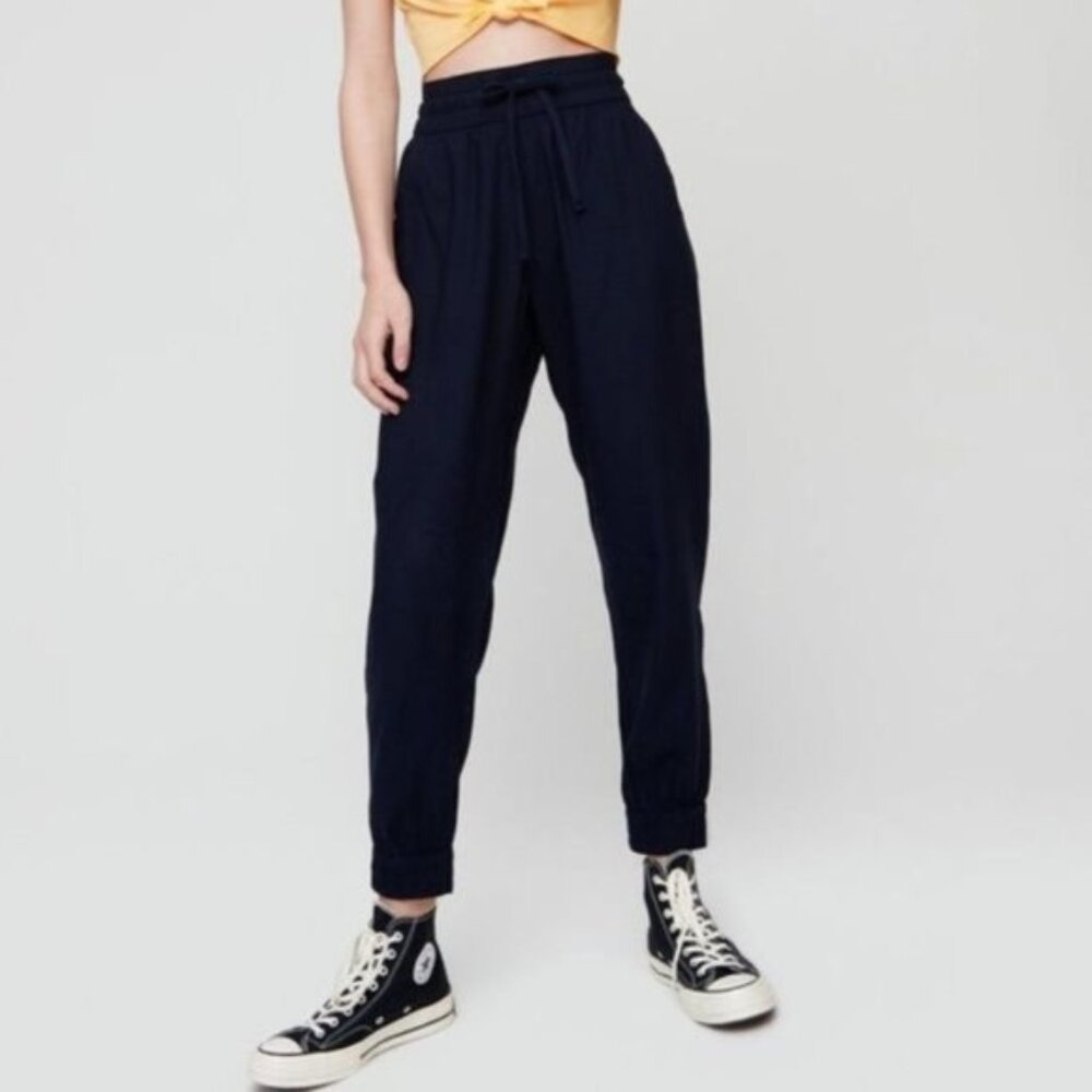 Aritzia Sunday Best Grenville Black Jogger Sz S